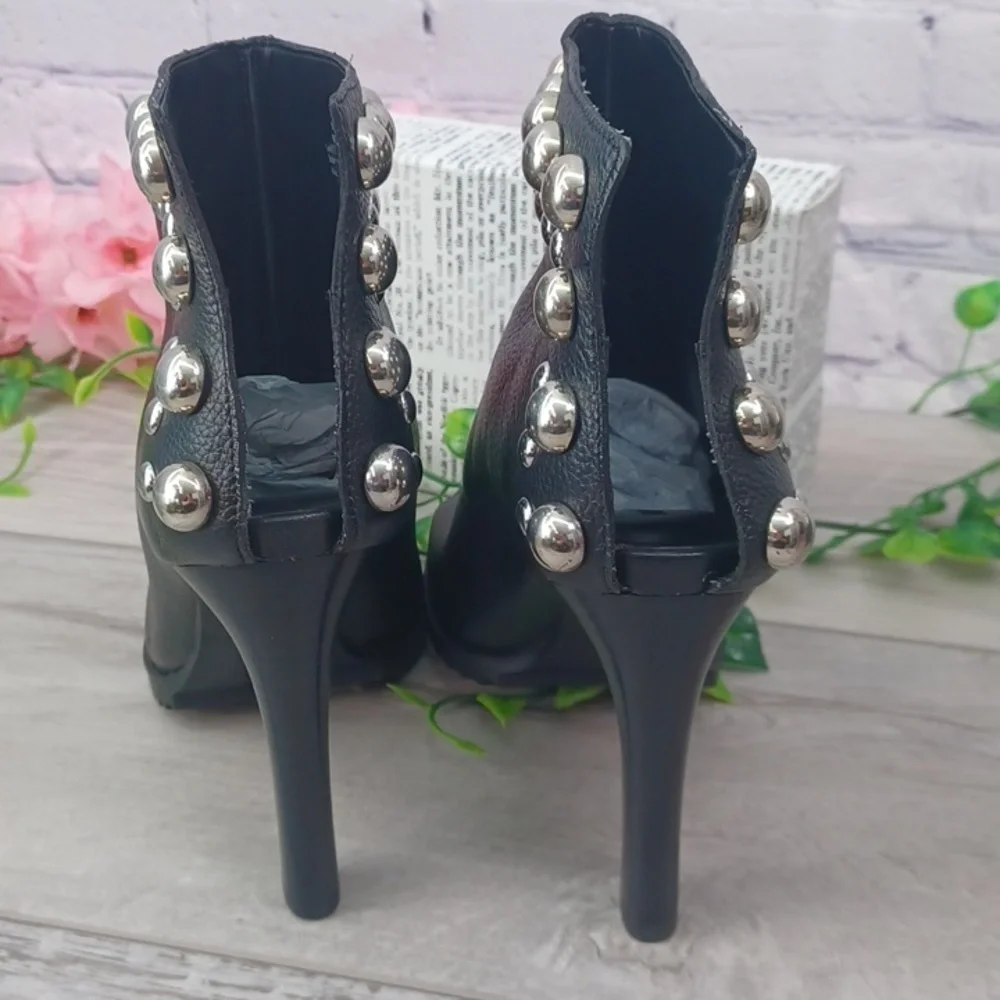 Karl Lagerfeld Bonnie Peep Toe Bootie NWT